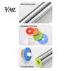 Heavy Duty Dough Roller for Pizza Rolling Pin with Thickness Rings, Ergonomic Measurement Markings Kitchen Tool, Precision Control Non-Stick