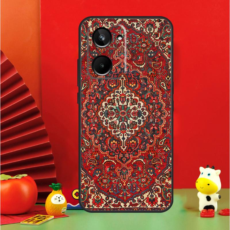 

Persian carpet Floral pattern For Realme 15 Pro GT7 GT6 10 11 12 13 14 Pro Plus C65 C67 C63 C61 C51 C53 C35 C75 C55 Case Realme C33