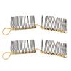 2pcs Banana Hair Clips Fashionable Stretchy Vintage Clincher Comb Tool for Women Thick Wavy Curly Hair
