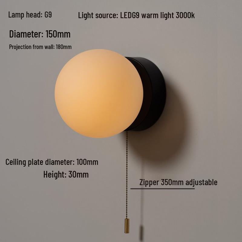 Japanese Nordic LED Wall Lamp for Dining Room Staircase or Bedroom