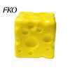Stress Relief Tool Fake Cheese Squeeze Toy, Anxiety Cube Sensory Toy Slow Rising Pinch Home Office Relaxation Hand Exercise