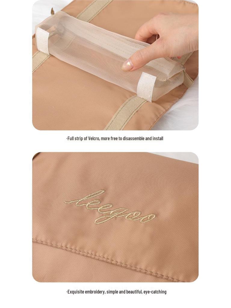 Portable 4-in-1 Travel Makeup & Toiletry Organizer Bag, Foldable Storage Pouch