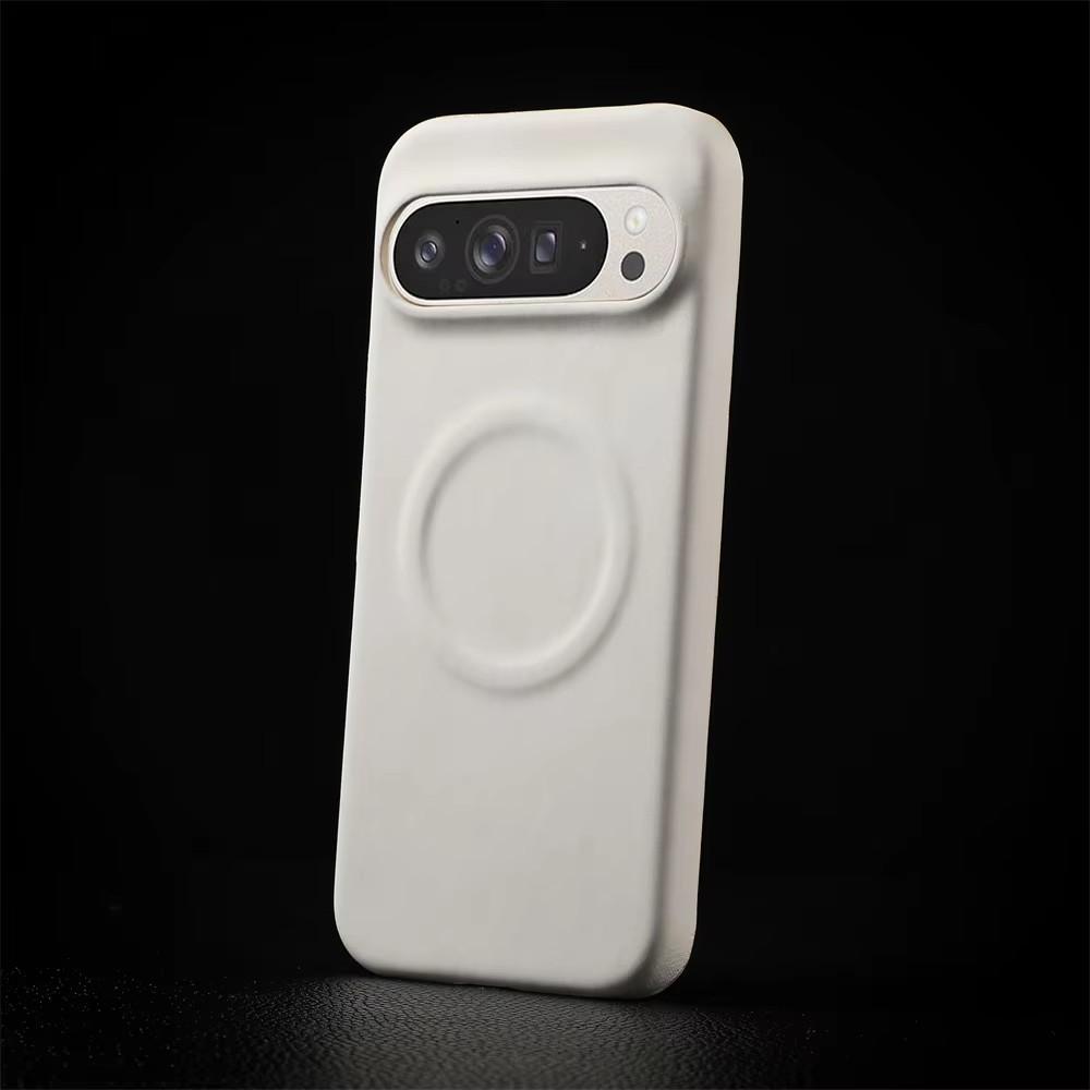 Magnetische Telefoonhoes van Schapenleer Voor Google Pixel 10 9 8 Pro XL 8A 9 Pro Schokbestendige Zakelijke Mat Harde Solide Cover