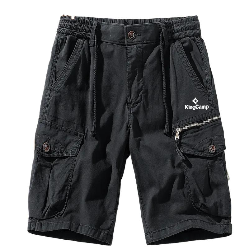 Outdoor Casual Shorts Men's Summer Cotton Tooling Five-point Pants Plus Size Sports Loose Pants