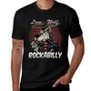 Lone Wolf Rockabilly Tshirt Casual Daily Wear Short Sleeve Top