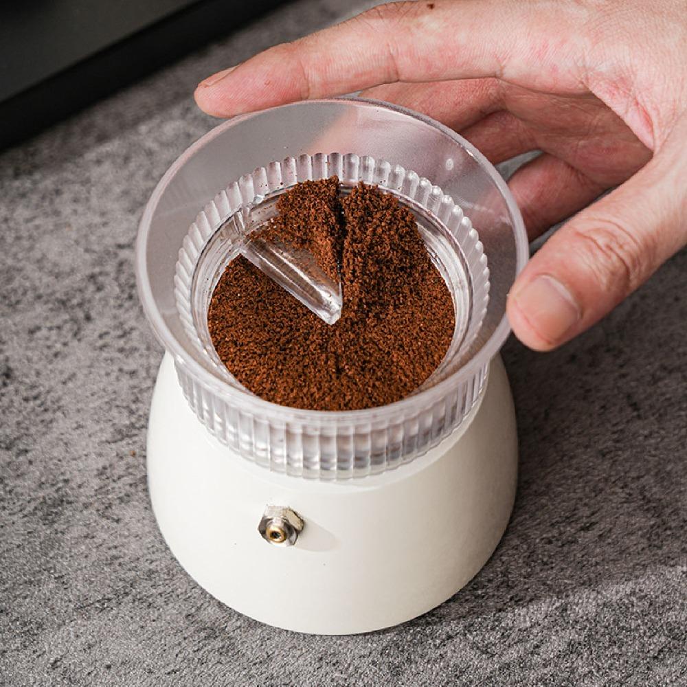 Single Dual Valve Compatible Moka Pot Dosing Funnel Stovetop Coffee Making