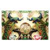 Chinese Style Classic Peacock Green Branches 3D Nature Wallpaper Living Room Backdrop Wall Home Decor Non-Woven Mural Wall Paper
