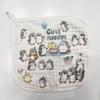 Soft Breathable Baby Face Washcloth Bib, Six-Layer Gauze