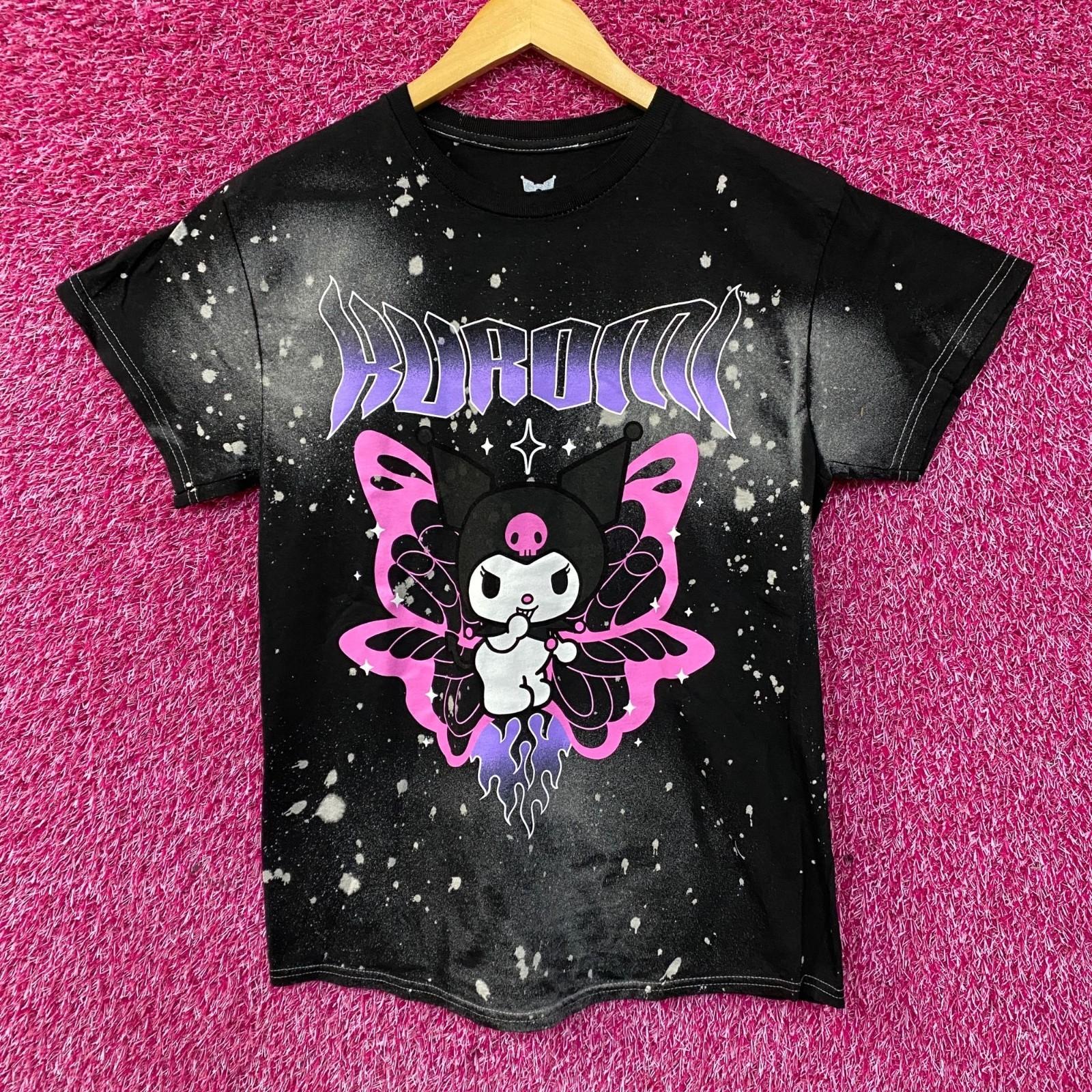 

Sanrio Куроми Бабочка Пламя Тай-дай Кавайная Футболка 4XL