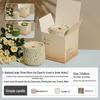 Luxury Cement Cup Aromatherapy Candle: Long-Lasting Fragrance and Elegant Ornament for a High-End Ambiance, Perfect Birthday Gift