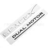 For Tesla Model 3 Y S X DUAL MOTOR Emblem 3D SPACX emblem Accessories Underlined Letters Logo Performance Badge Trunk Sticker