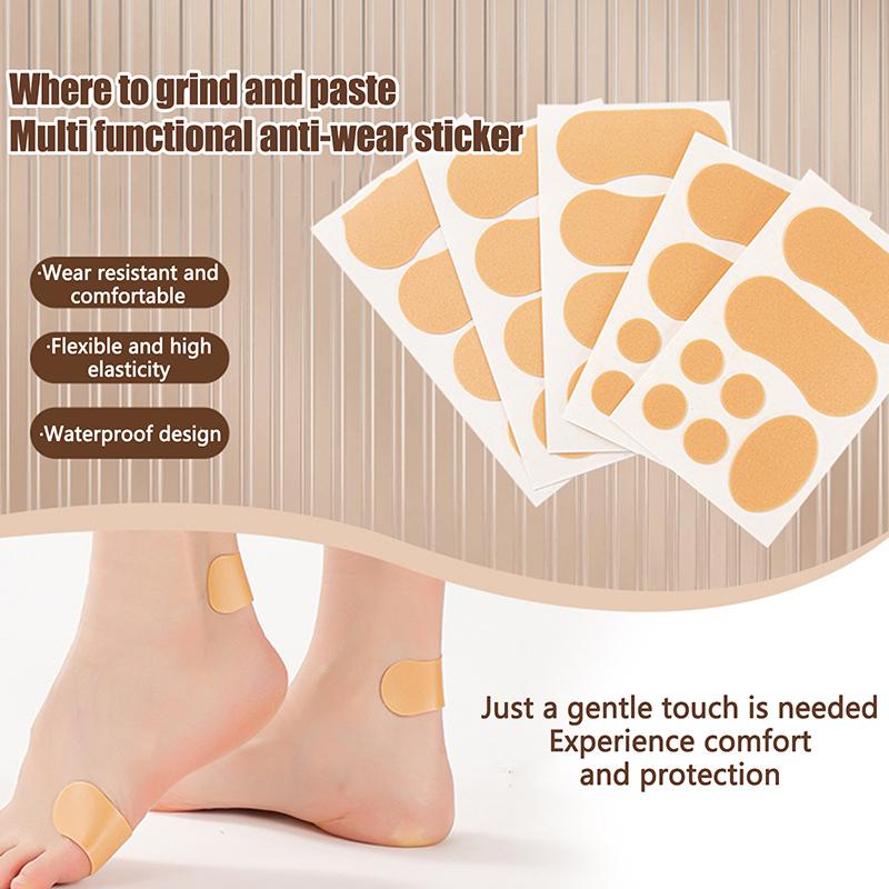 4Pcs/7Pcs Invisible Anti-Wear Sticker Pain Relief Adhesive Patch Cushion Foot Care Patches