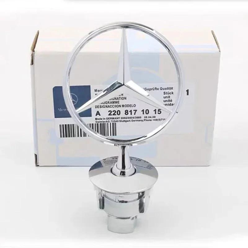 Autocolant Auto Pentru Mercedes Benz 1 Bucată Emblema Logo Capotă Față Mașină Decorativă Aliaj de Zinc Insignă Pentru Mercedes Benz W204 W220 C180 C200