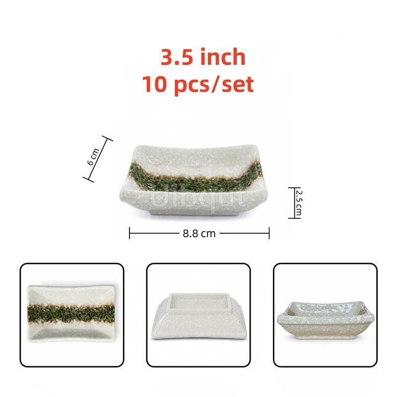 Melamine plastic Japanese style seasoning sauce small dish dipping Sushi soy sauce pepper wasabi Mustard dish oil vinegar plate