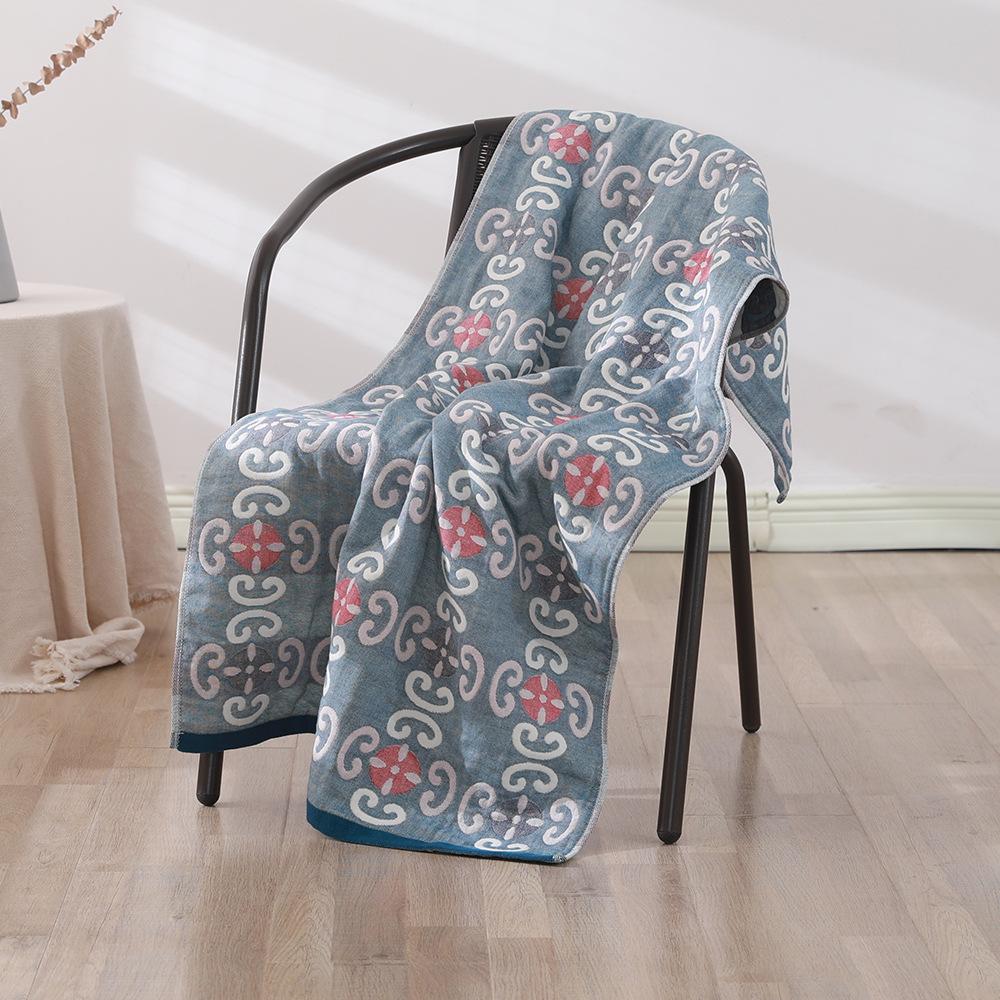 

Cusack 18 New Styles Floral Animal Cartoon Adult Soft Cotton Gauze Bath Towel 70*140 CM High Quality 70x140 cm