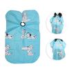 Cartoon Children Hairdressing Apron Hair Cutting Dyeing Adjustable Gown Cape Blue 110 X 80cm