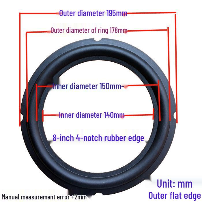 Speaker Repair Rubber Edge Ring - Replacement Folding Parts