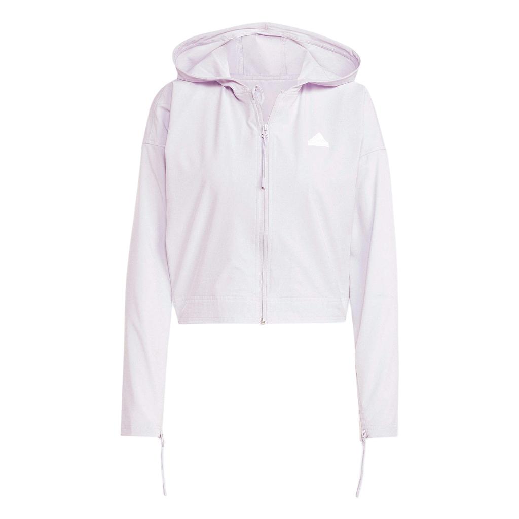Adidas Dance Three-Stripe Colorblock Hooded Jacket Women Jacket Purple IS0891