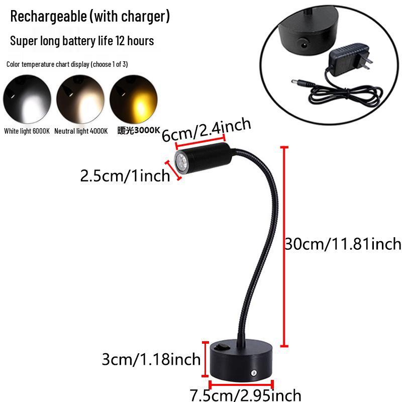 Wireless Jewelry Display Spotlight with Battery