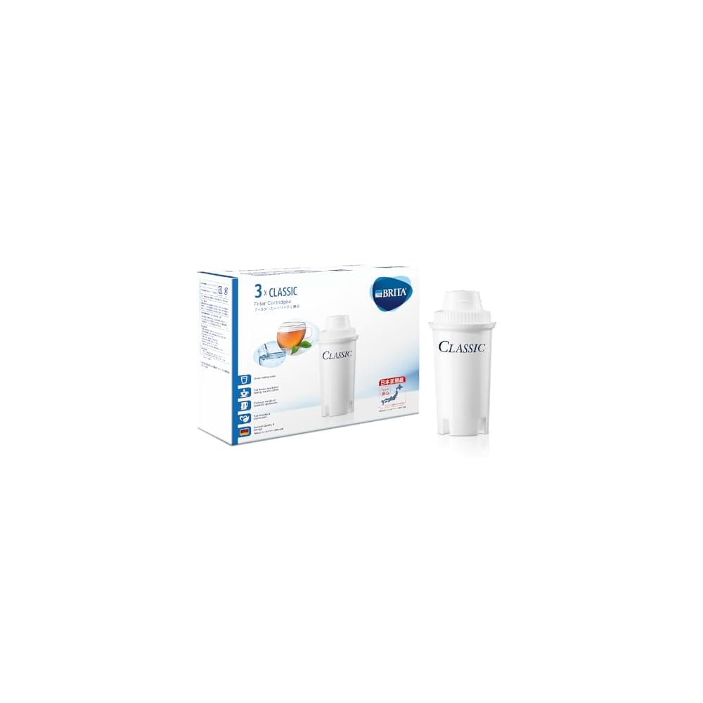 BRITA Classic Replacement Filters for Water Filter Pitcher (3-pack) BJ-C3