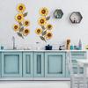 3D Metal Sunflower Wall Decor, Outdoor Decorative Fence Yard Garden Ornaments