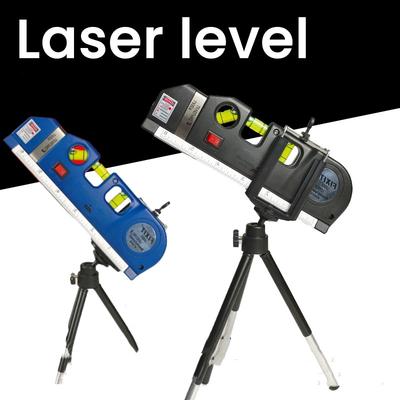 Domácí Multifunkční Vysoce Přesný Laserový Nivelační Přístroj Ocelové Pravítko Přímkový Laserový Nivelační Zarovnávač Vertikální Měřicí Pásmo