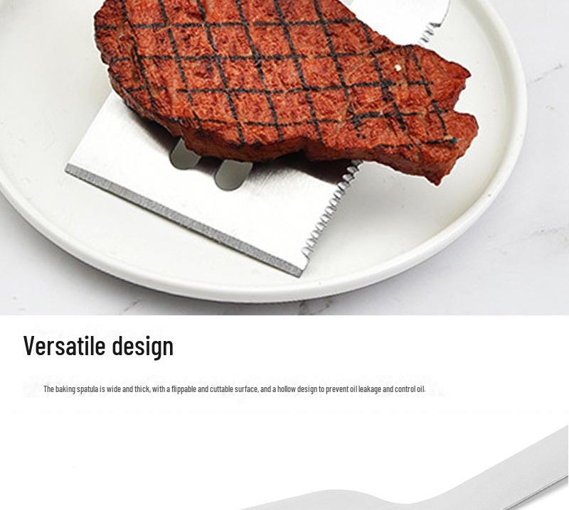 Stainless Steel BBQ Tool Set with PP Handles - Outdoor & Household Use