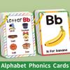 27 Sheets English Word Pronunciation Learning Cards 156 Words A-Z Learning Cards With Pictures Educational Cognitive Games