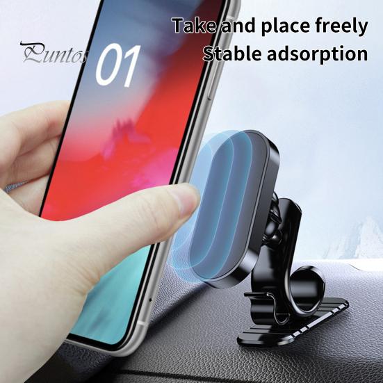Phone Stand Multifunctional 360 Degree Rotatable Cambered surface Mounted Magnet Suction Phone Bracket for Car