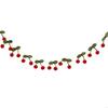 62KD Versatile Cherry Felt Balls String Craft Supply Create Magical Atmospheres
