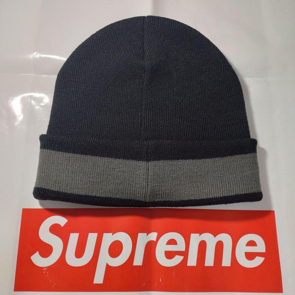 [USED] Supreme Cuff Stripe Beanie