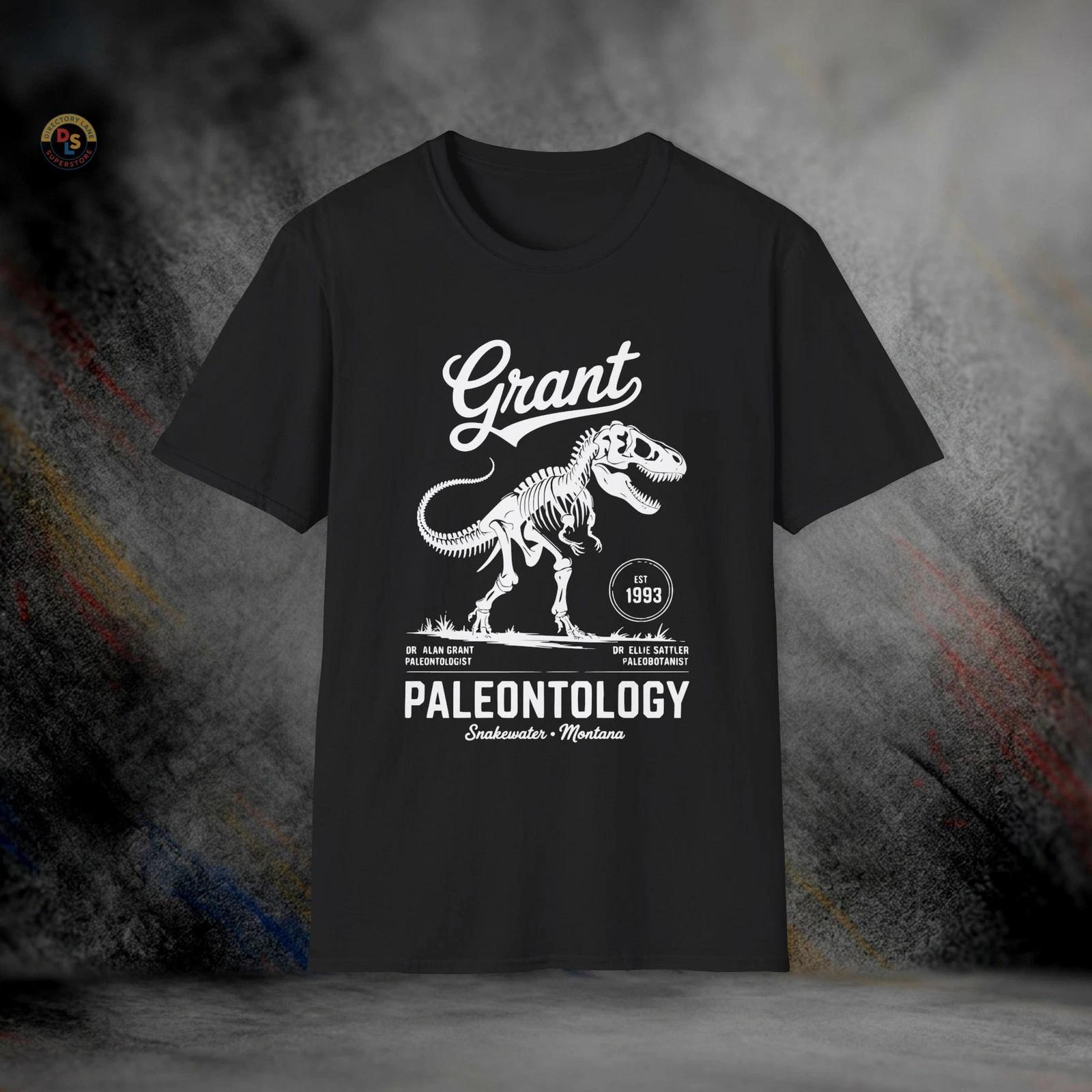 Grant Paleontology Jurassic Dinosaur T-Shirt | Softstyle Tee S