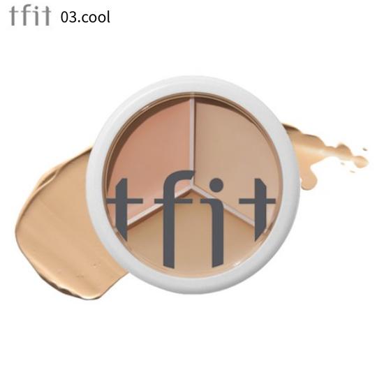 TFIT Cover Up Pro Concealer –03. Cool (Natural Beige / Ivory Beige / Pink Beige)15g