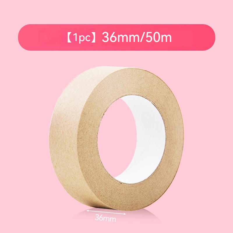 50M 2.4/3.6/4.8cm Water Tape Mounting Watercolor Painting Special Art Painting Wet Water Kraft Paper Tape Chinese Painting Tool