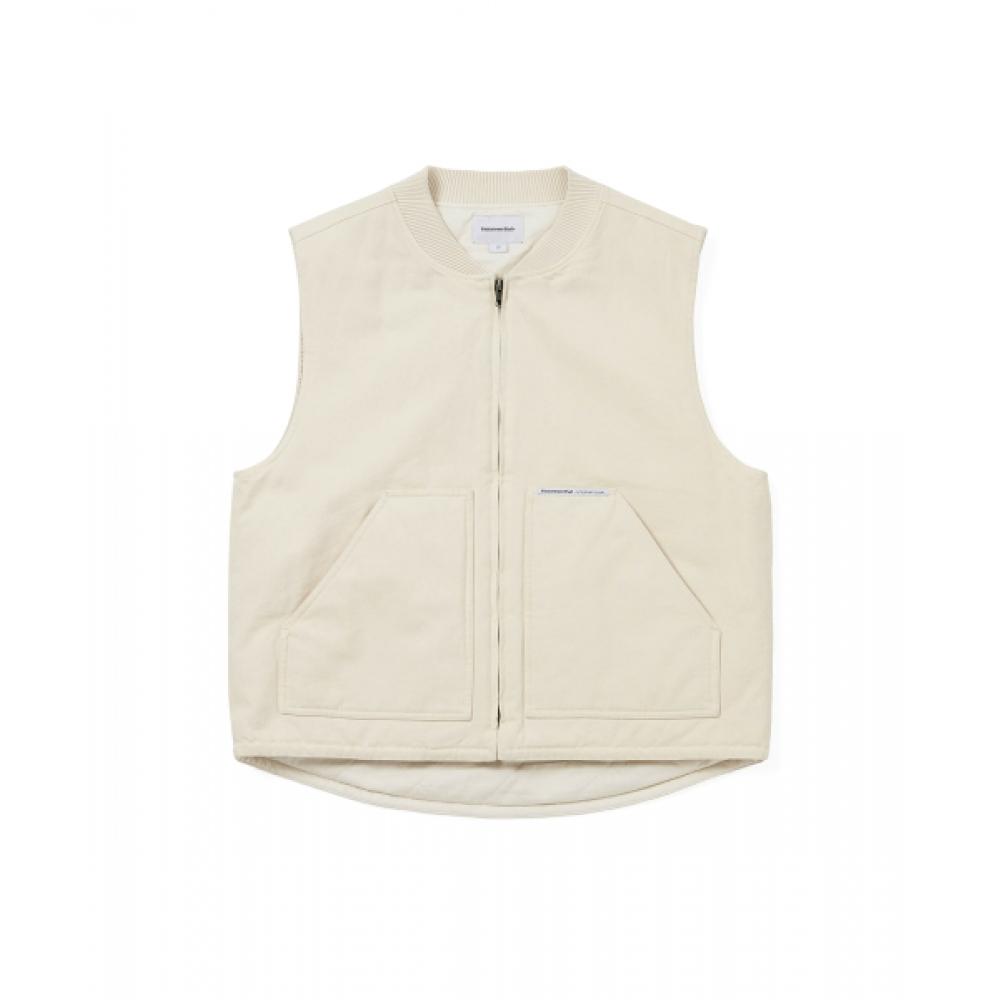 Thisisneverthat Washed Duck Vest Ivory S