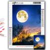Full 5D Diy Diamond Painting Moon Art 5D Diamond Painting