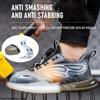Men Sport Safety Shoes Cushion Work Sneakers Anti-puncture Breathable Work Shoes Boots Men Women Steel Toe Shoes Lightweight