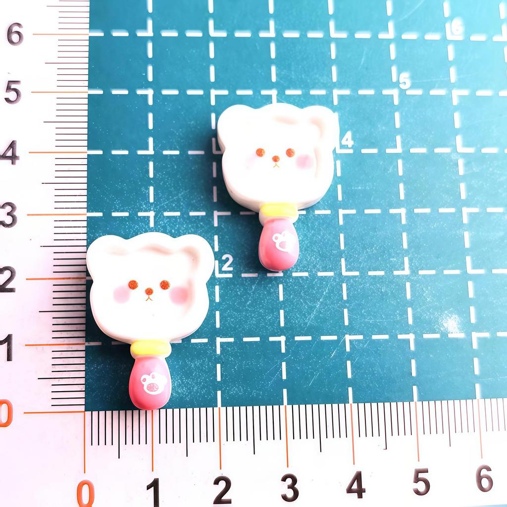 Handmade Cartoon Animal Tableware DIY Resin Ornament Pack