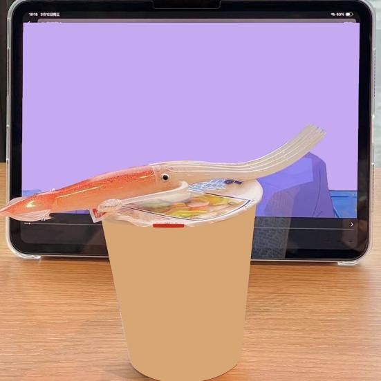 Instant Nudelgabel Tintenfischförmige Meeresfrüchte-Themengabel Geschirr Küchenutensil Unterhaltsames Esswerkzeug