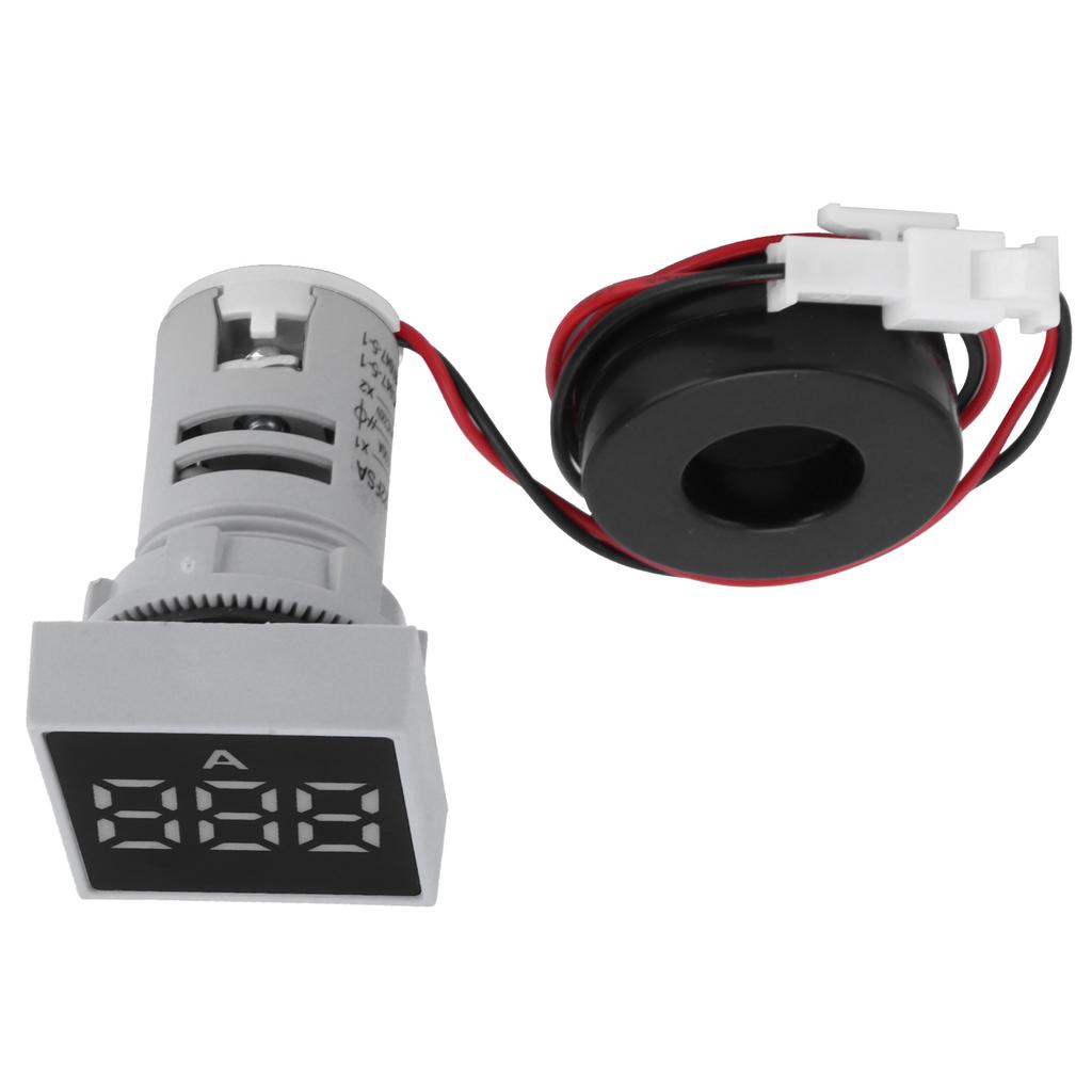 Digital Current Meter Matte Panel Ammeter Signal Indicator Light AC 220V AD16?22FSA
