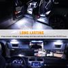 28pcs Led Interior Light Bulb Kit T10 31mm 42mm Dome License Plate Lamp Bulb Car Trunk Replacement Parts as Shown in The Picture