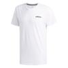 T Shirts Men's White Crew Neck Moderate FL4862