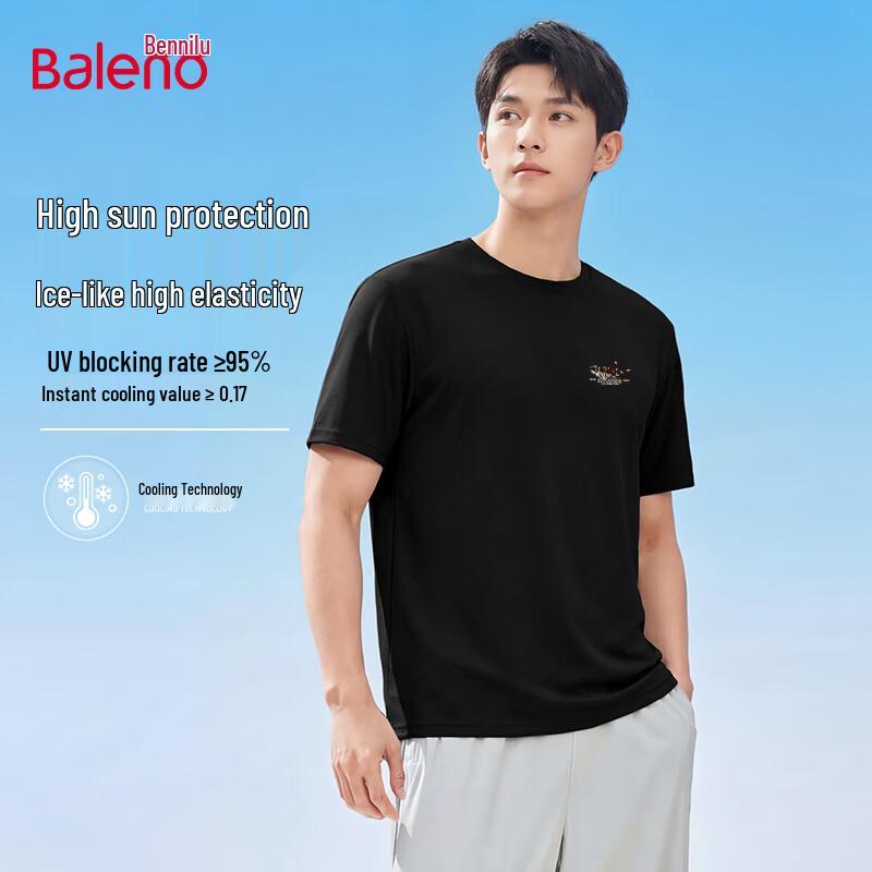 Baleno Men s Cool & Breathable JPB Whale Print Short Sleeve T-Shirt L