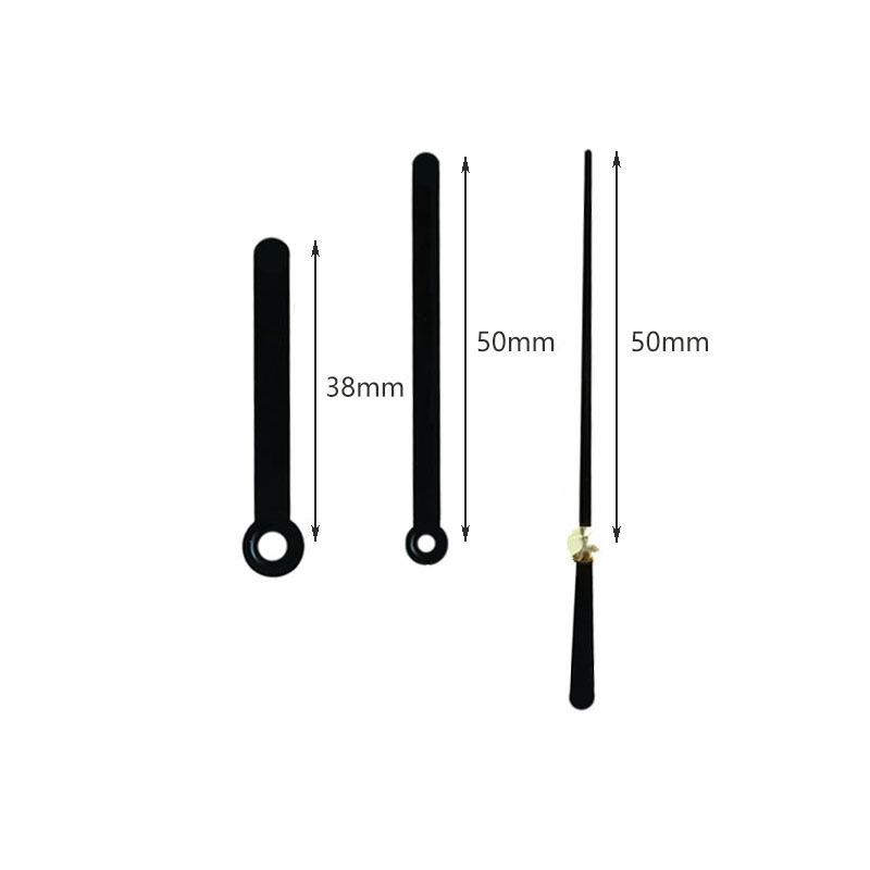50Pcs Clock Movement Hands Accessories, Quartz Wall Clock Metal Needle Parts for Decor Painting Cross Stitch Clock