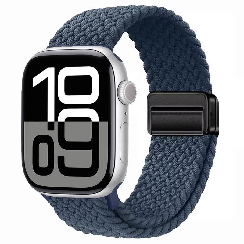 Nylon Strap for Apple Watch 10 46mm 42mm/Ultra 2 49mm 9 8 7 Breathable Watchband iwatch Series 6 5 4 SE 44mm 40mm 45mm 41mm Band