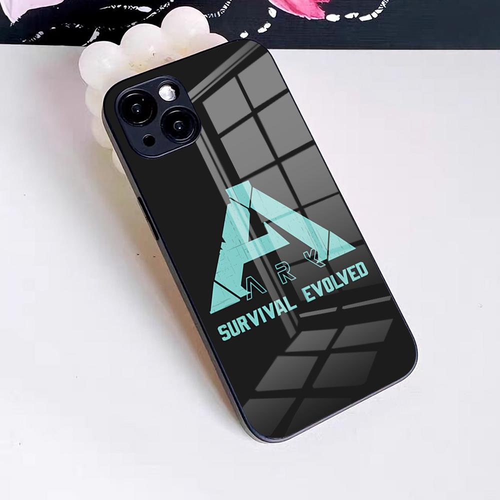 

ARK Survival Evolved Logo Phone Case For IPhone 17 Pro Max 16 15 14 Pro Max 13 11 X Xs Xr 8 7Plus Glass Cover iPhone 13 Pro Max
