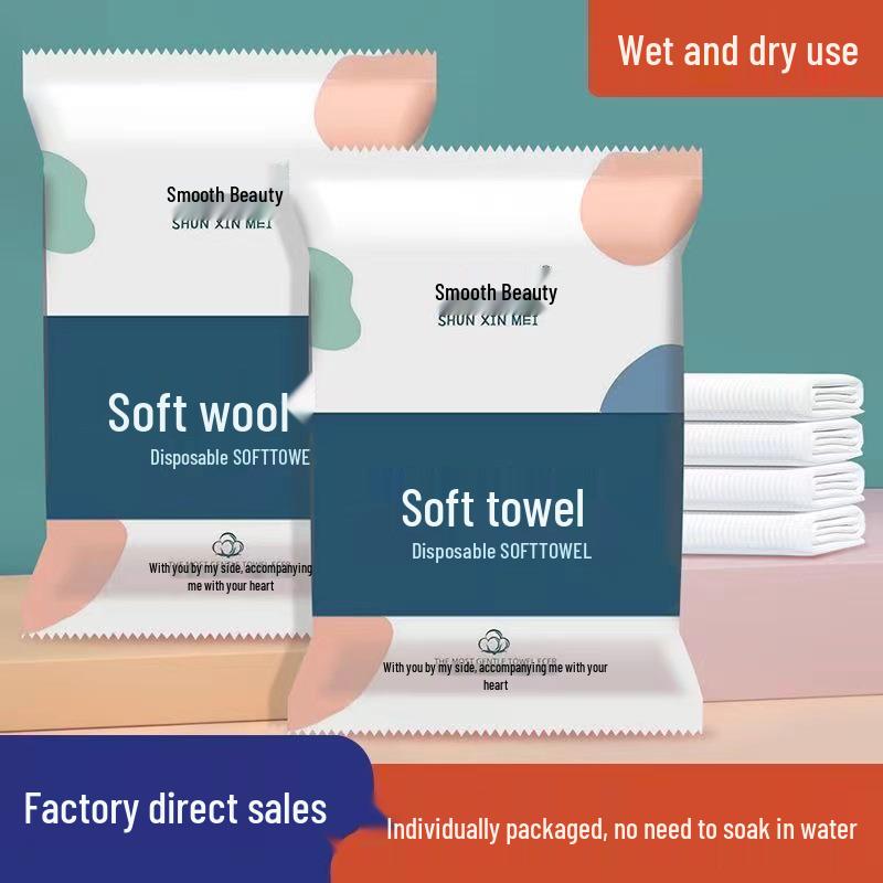 Premium Super Absorbent Hotel Bath Towel Set - Extra Thick & Large, Lint-Free, Individually Packed for Business Travel