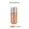 Mi Xiaoxi Titanium Diamond Lipstick Insulated Cup: Luxury Portable Water Cup for Women and Students.
