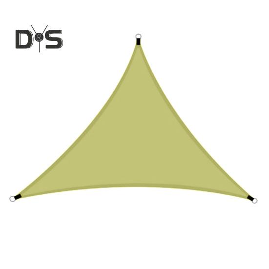 Outdoor Sun Shade Sail with Carabiner UV Blocking Triangle Canopy Permeable Breathable Heavy Duty Deck Backyard Patio Shade Cover