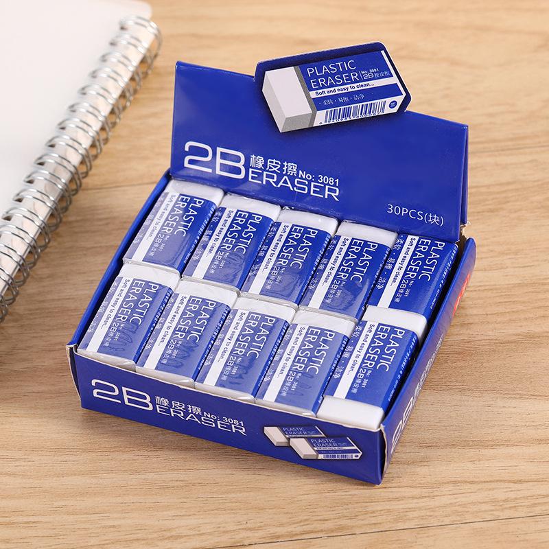 Měkká guma na tužky 2B pro žáky základních škol - Čisté, snadné gumování Dětské školní potřeby